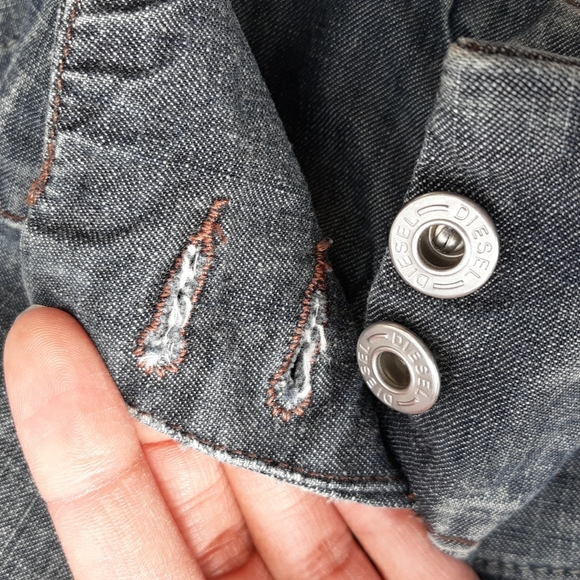 Diesel Size XS 100% Cotton Denim Jean Jacket - Picture 15 of 17